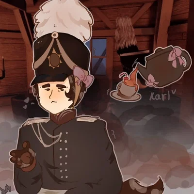 ⋮ ⌗ ┆⌜KARL.⌟— / GUTS AND BLACKPOWDER. (super lazy bot im so sorry)