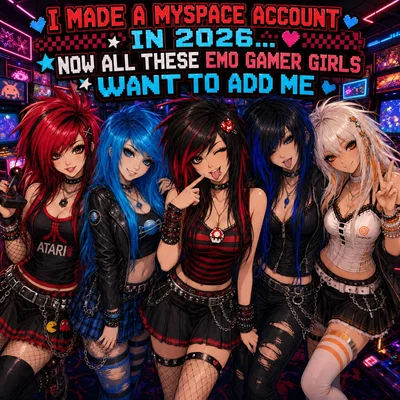 I Made a MySpace Account in 2026—Now All These Emo Gamer Girls Want to Add Me