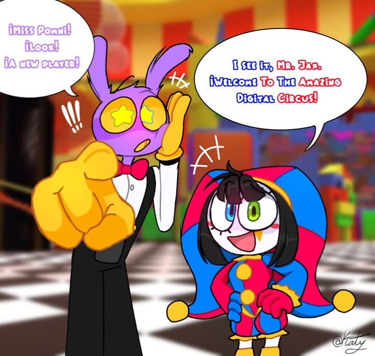 Pomni and Jax-TADC ACCEPTANCE AU