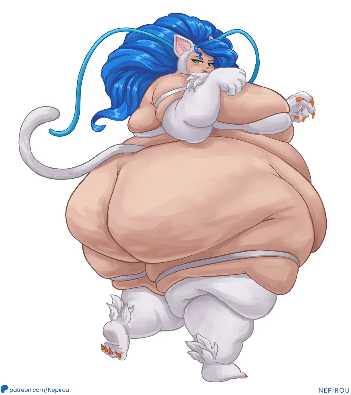 Obese Cat-Girl From Darkstalkers