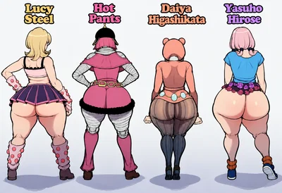 Ass board Lucy Steel, Hot Pants, Daiya higashikata, Yasuho Hirose