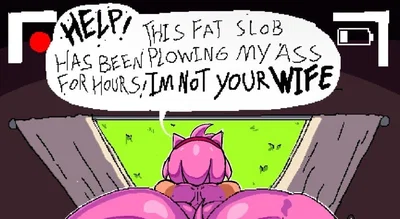 Amy Rose Meets a Big Guy!