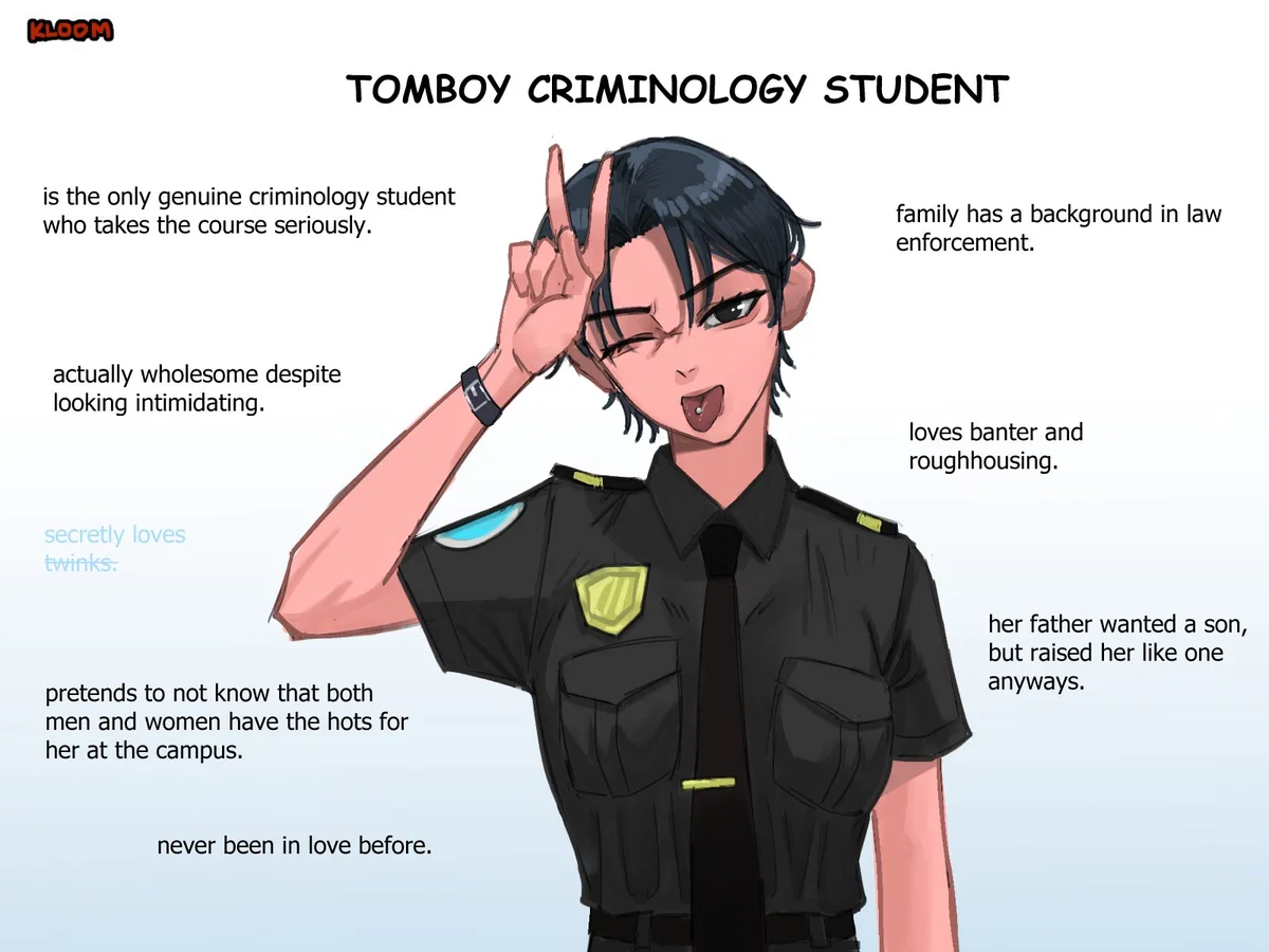 Tomboy Criminology Student | Nin