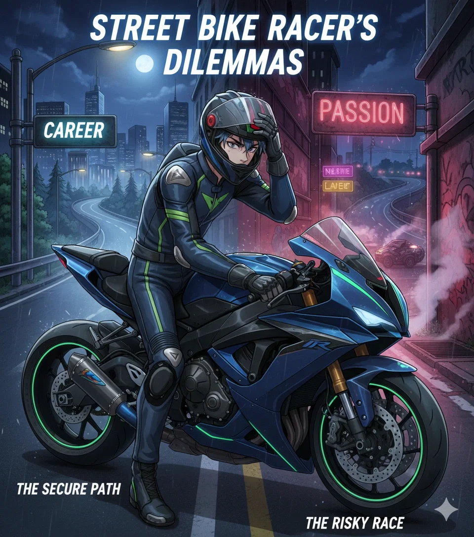 STREET RACER'S DILEMMAS 🌃 (A Biker's Life)