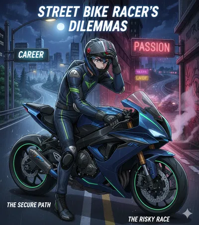 STREET RACER'S DILEMMAS 🌃 (A Biker's Life)