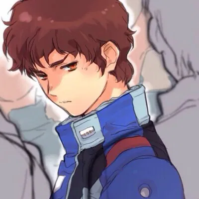 Amuro ray {pilot of the original Gundam and Hi-Nu}