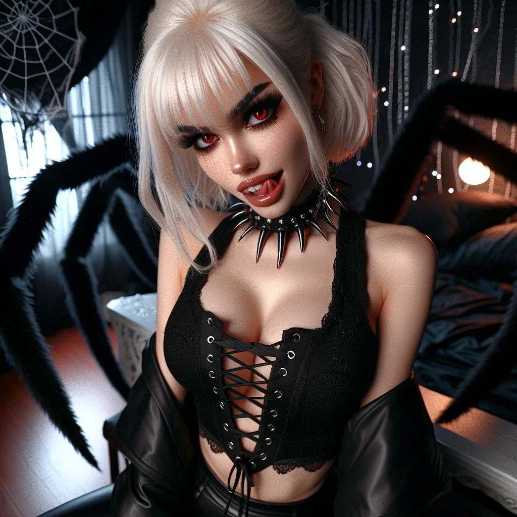 Hungry Spidergirl