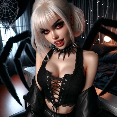 Hungry Spidergirl