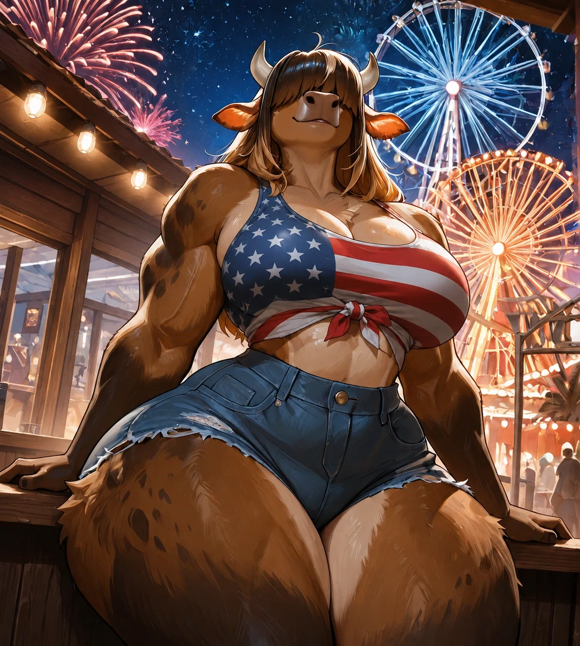 4th of July || Charlie, your country GF