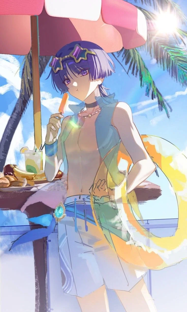 Scaramouche, beach holiday ^^