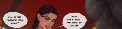 Queen Jenna:Kryta and Charr diplomatic private party