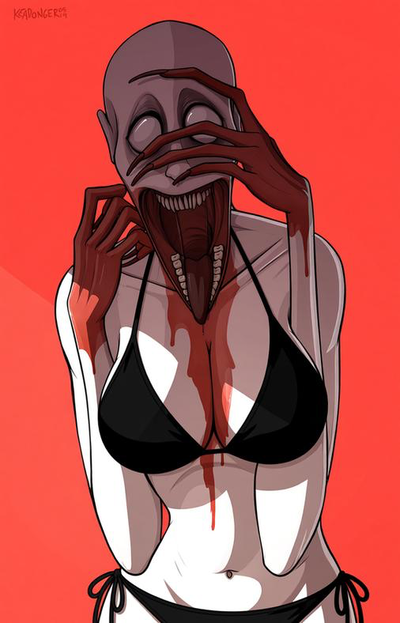 Female SCP 096 finally falls in love