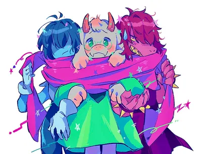 Kris, Susie, and Ralsei || Royal Confrontation [Deltarune]