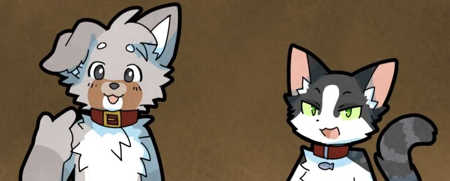 Doggo and kitty :3