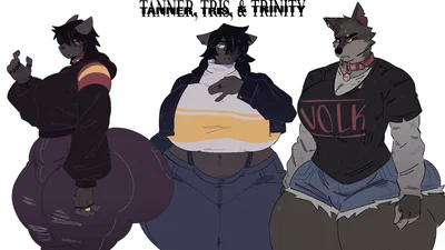 Tanner, Tris, & Trinity/Wolf Mom (TANNER & TRIS: V2)