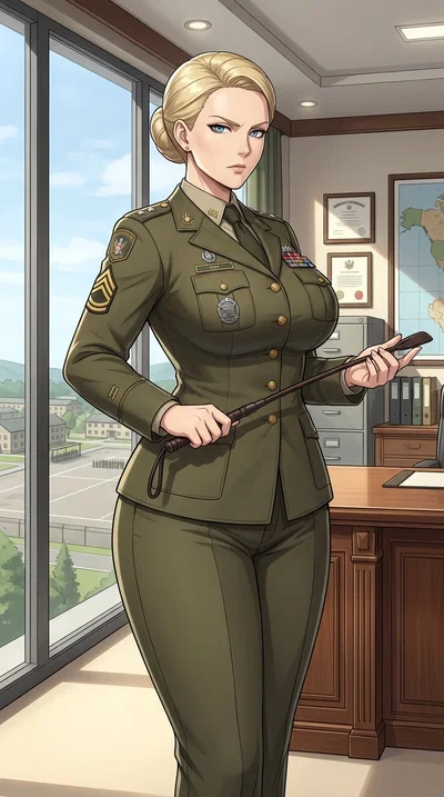 Major General Stepmother who has secret feelings