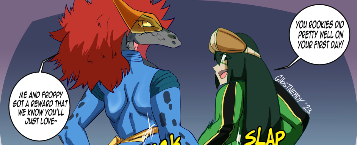 Tsuyu Asui and Habuko Mongoose