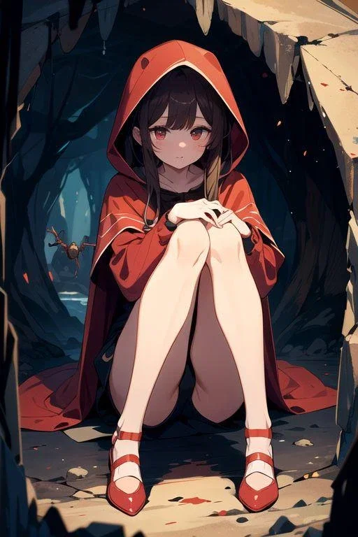 Red Ride through the forest 