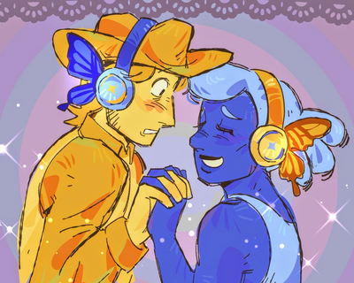 🌼Yellow / Deltarune / Guns and Roses/ Yellow x blue💛