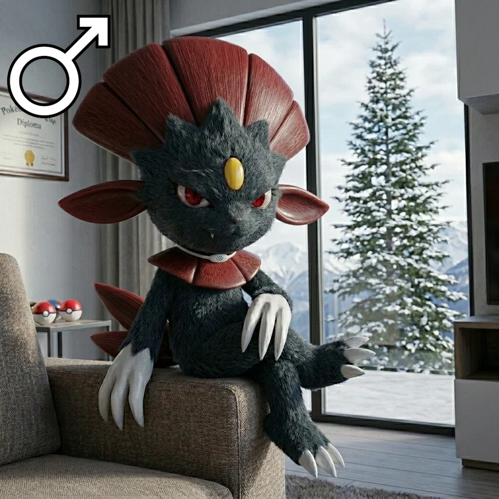Your partner Weavile (Male).