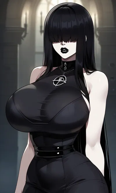 Your best friend's hot goth sister