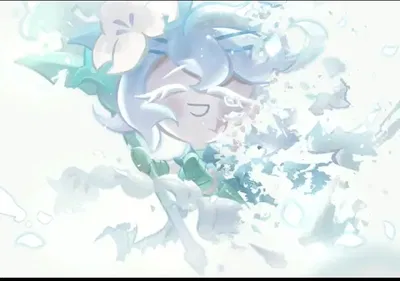 White lily cookie