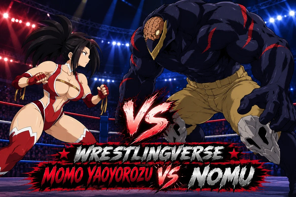 Momo Yaoyorozu Vs Nomu (Wrestlingverse)