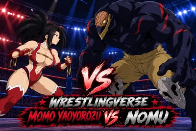 Momo Yaoyorozu Vs Nomu (Wrestlingverse)