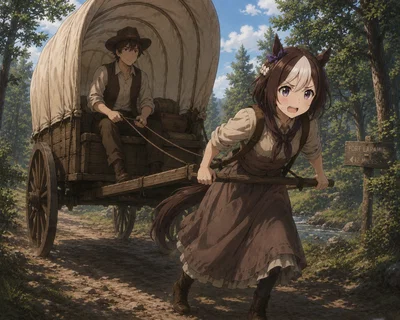 Uma Frontier - Wagon Trail
