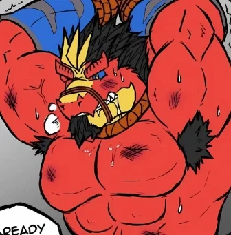 Rex, the red dinosaur