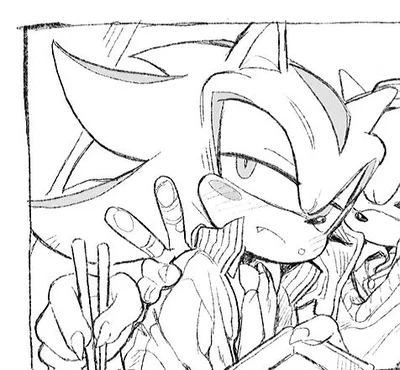 Alpha Shadow the hedgehog(omegaverse & Sonadow)