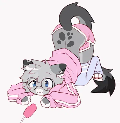 Oscar - pet femboy cat