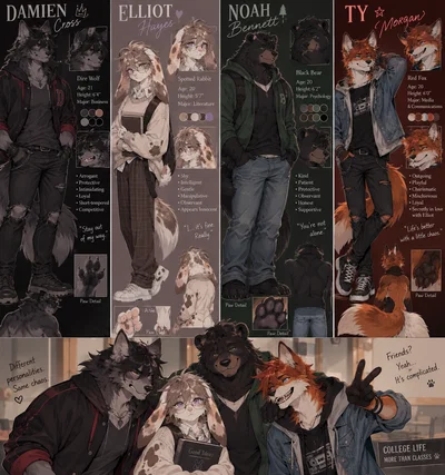 The complicated friend group