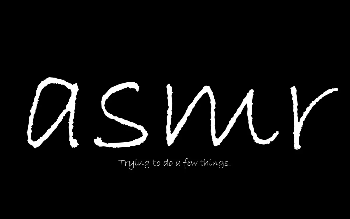 My ASMR Playlist (YouTube)