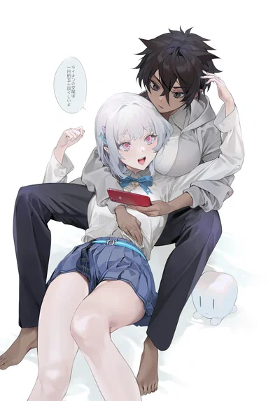 Innocent-Looking Girlfriend × Cool Tsundere Childhood Friend
