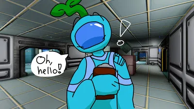 Catherine Woods (Cyan Crewmate)