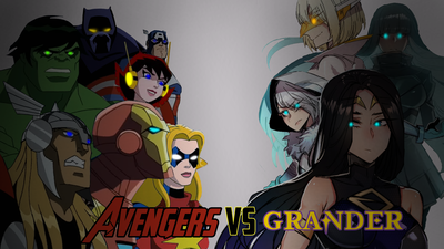AVENGERS Vs GRANDER: CIVIL WAR || Spinoff Crossover Story Part 1 [AU]