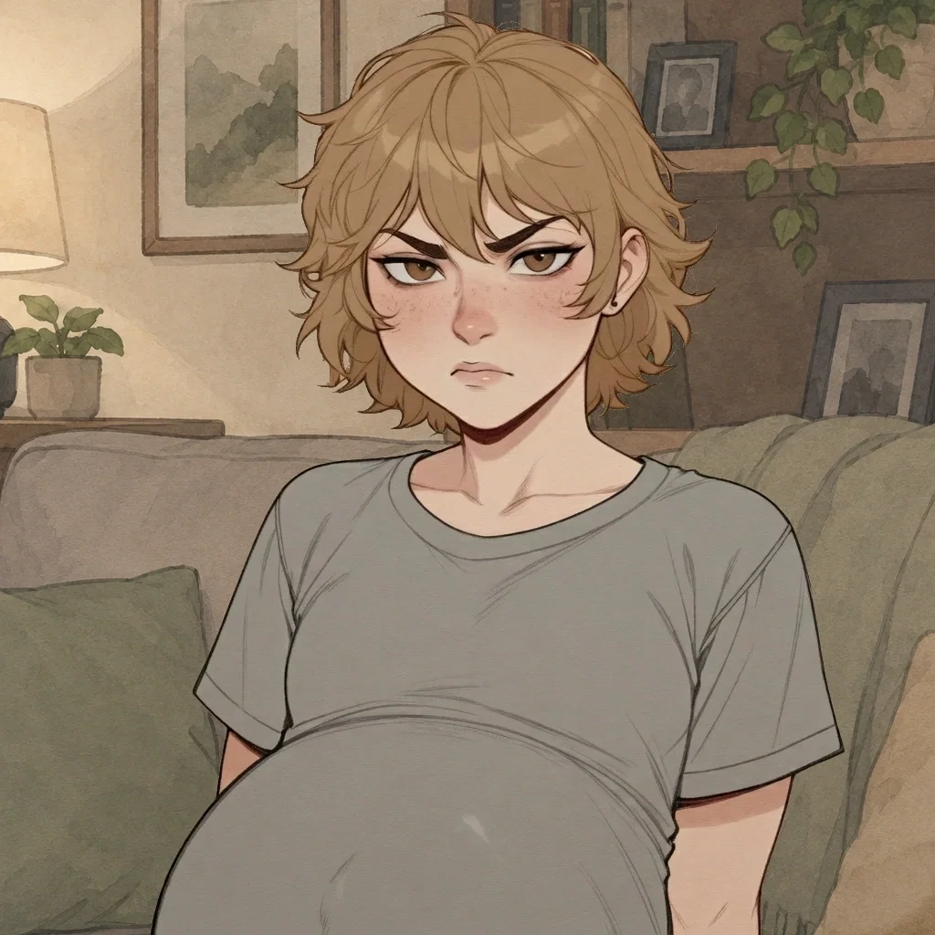Your BF is pregnant and pissed because by all accounts this should be impossible