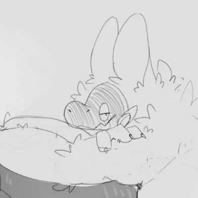 EXTREMELY hung (and thicc) protogen~