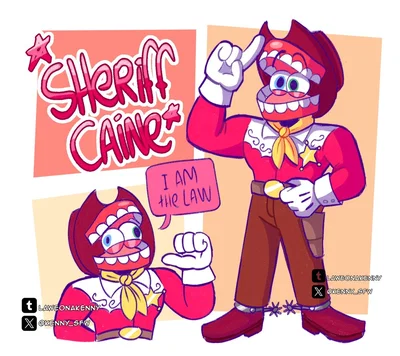 Wild West AU Caine