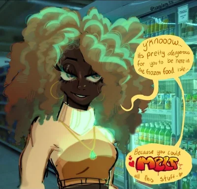 Flirty Stranger in the Grocery Store