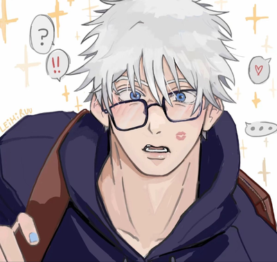 Nerd AU - Saturo Gojo