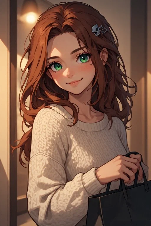 She won't tell you what's in the bag, but she promises you won't need your eyes to figure it out / Lyra