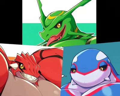 The Weather Trio [Groudon, Kyogre and Rayquaza] - Casual Legendary Pokemon EXTRA
