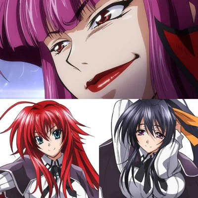 Oboro,Rias and Akeno: Pleasure game