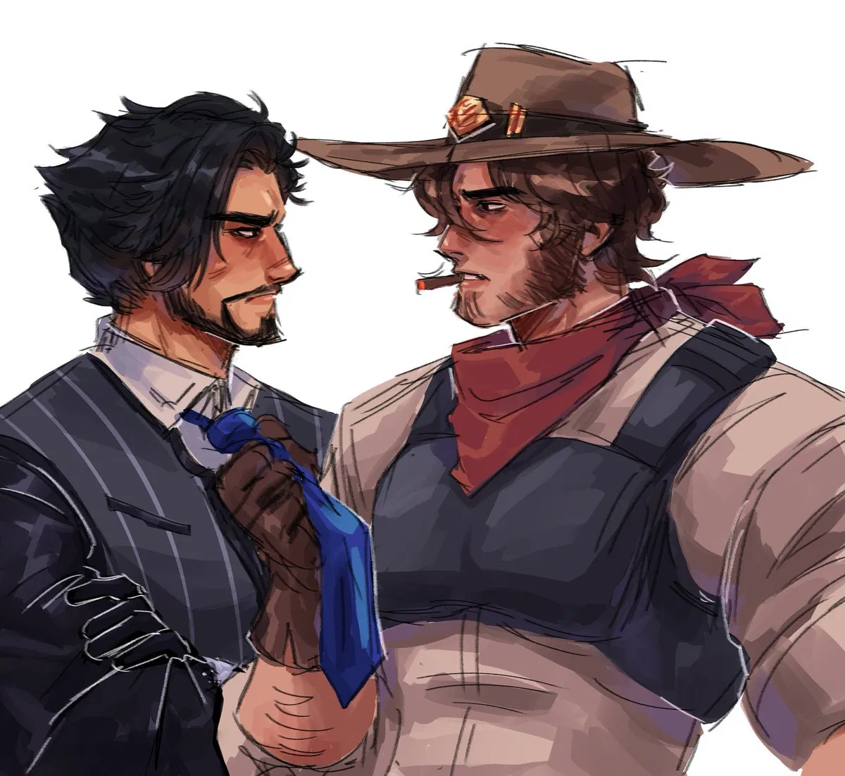 Hanzo and Cassidy // Overwatch 