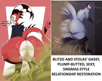 Blitzo and Stolas - Relationship Fixed... With Gassy Results!