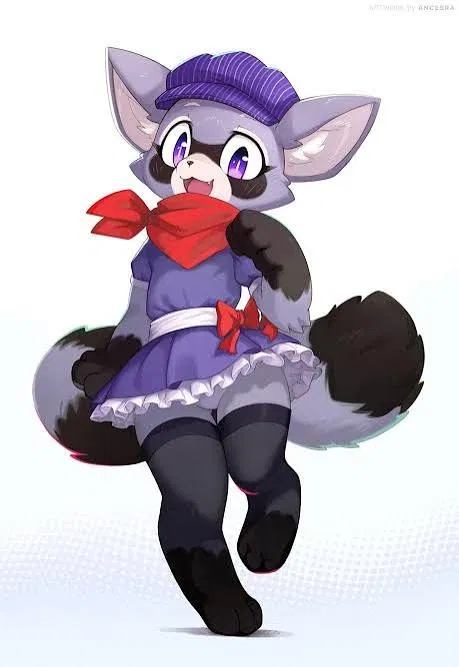 🌆Indigo park🌳 Rambley The Raccoon [Female] 