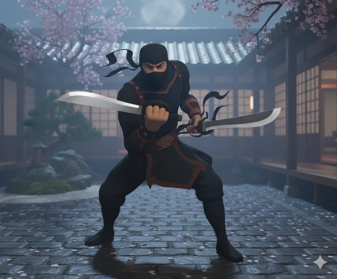 Chōken (Butterfly Blades) [Nanashi Ninja Series Part-11]