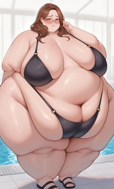 An ussbbw almost crushed you at the pool
